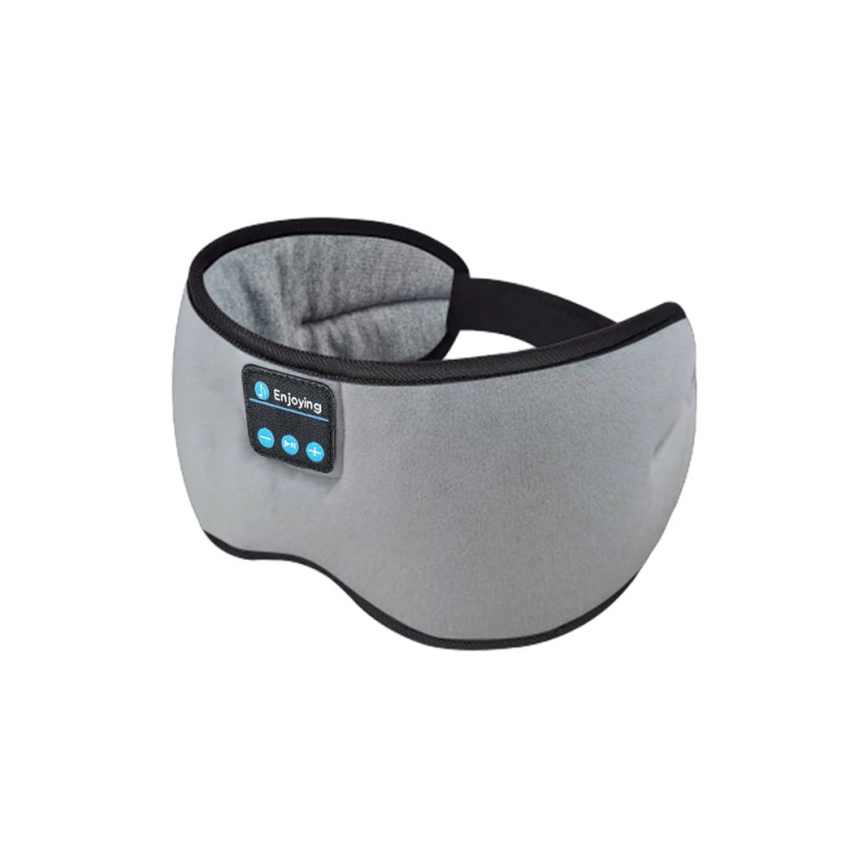 コットングレー中央のBluetoothアイマスク